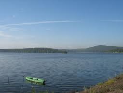 Волчихинское водохранилище на ж/д станции Флюс